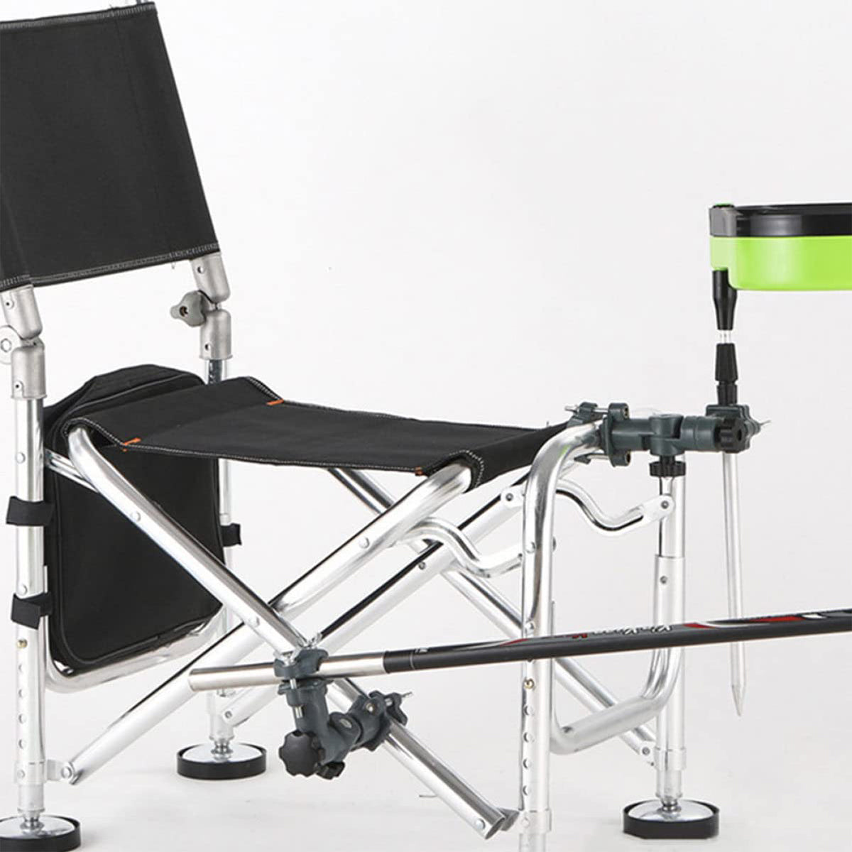 Adjustable Fishing Bracket with Umbrella Stand and 360° Rotation