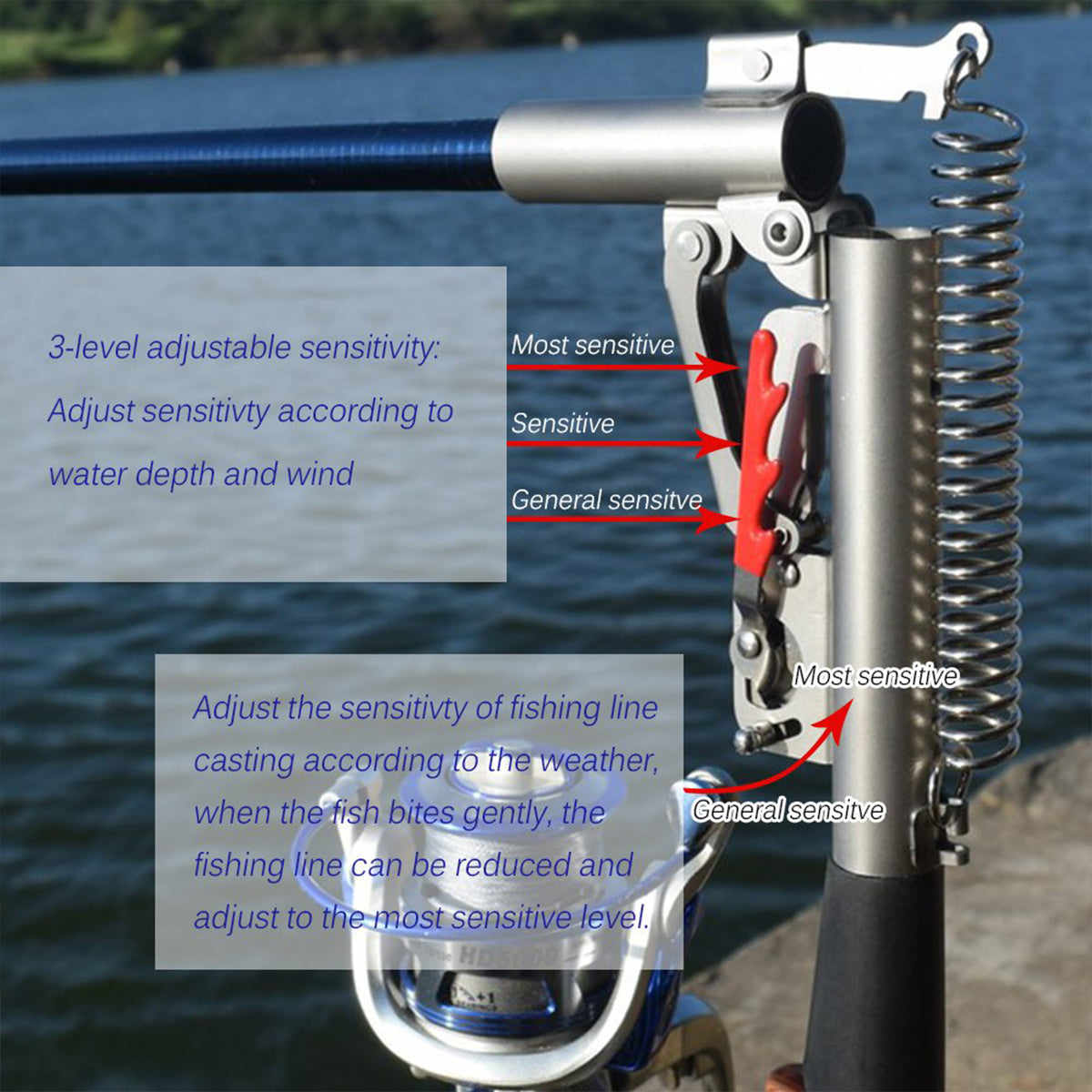 Self-Ejecting Automatic Fishing Rod Telescopic Carbon Fiber