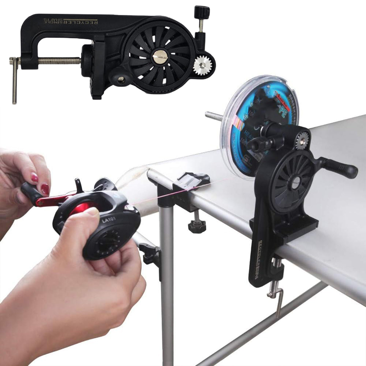 Fishing Line Winder Adjustable Reel Spooling Tool