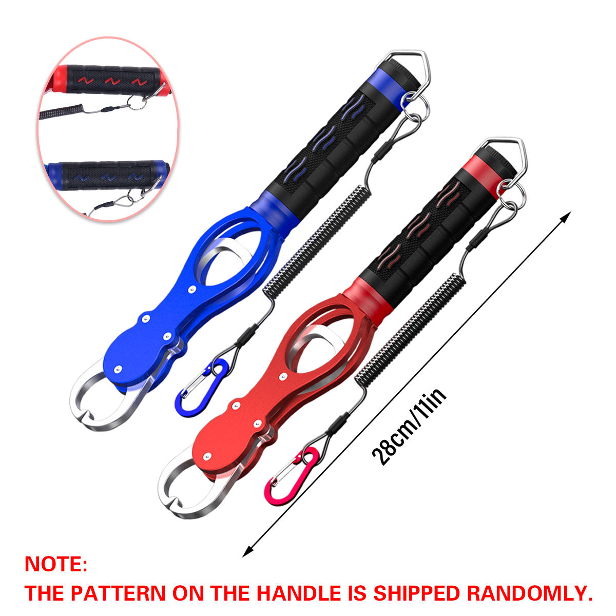 Fish Control Clamp Aviation Aluminum Rotating Fishing Grip