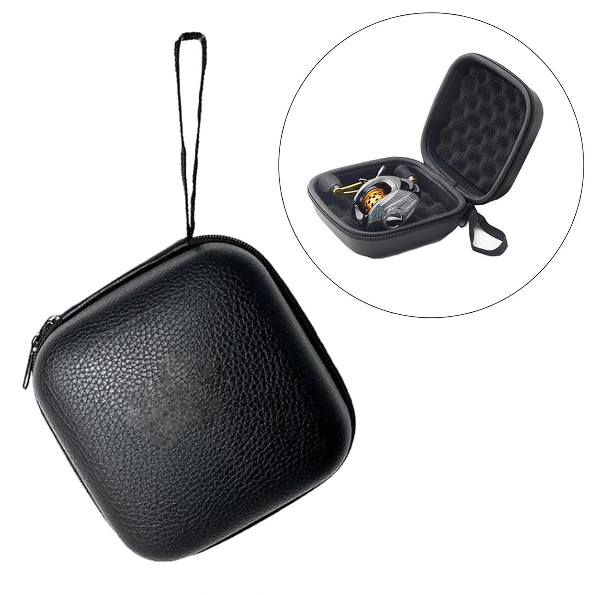 Fishing Reel Storage Case Shockproof EVA Protective Travel Box