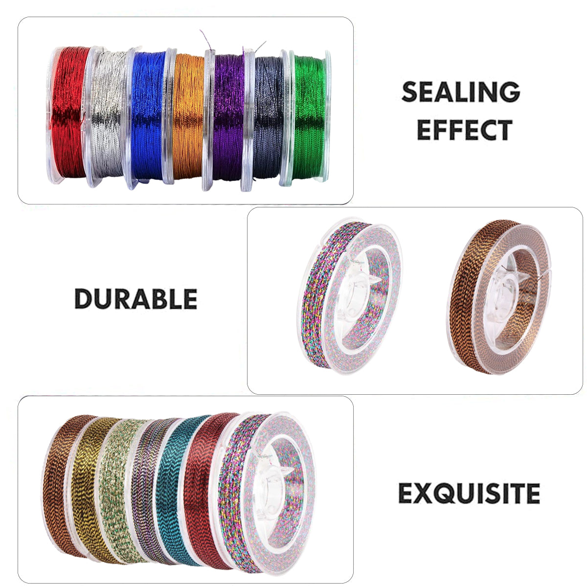 Fishing Rod Guide Ring Binding Line – 7 Reels Durable Wire