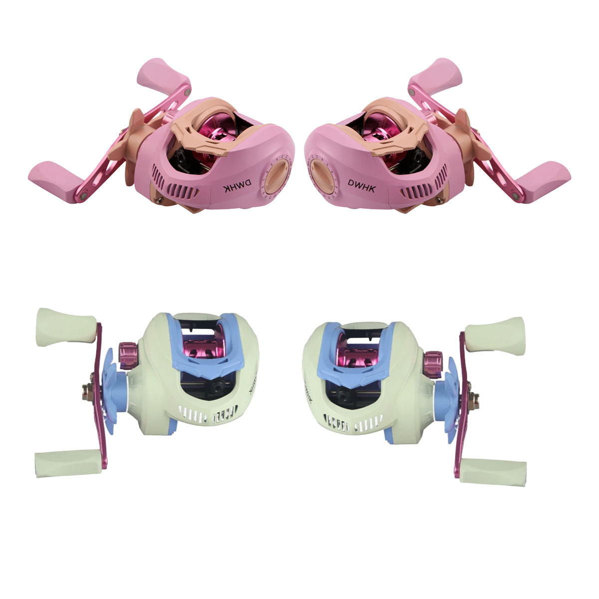 Baitcasting Drop Wheel Reel Macaron Style Left Right Hand Fishing