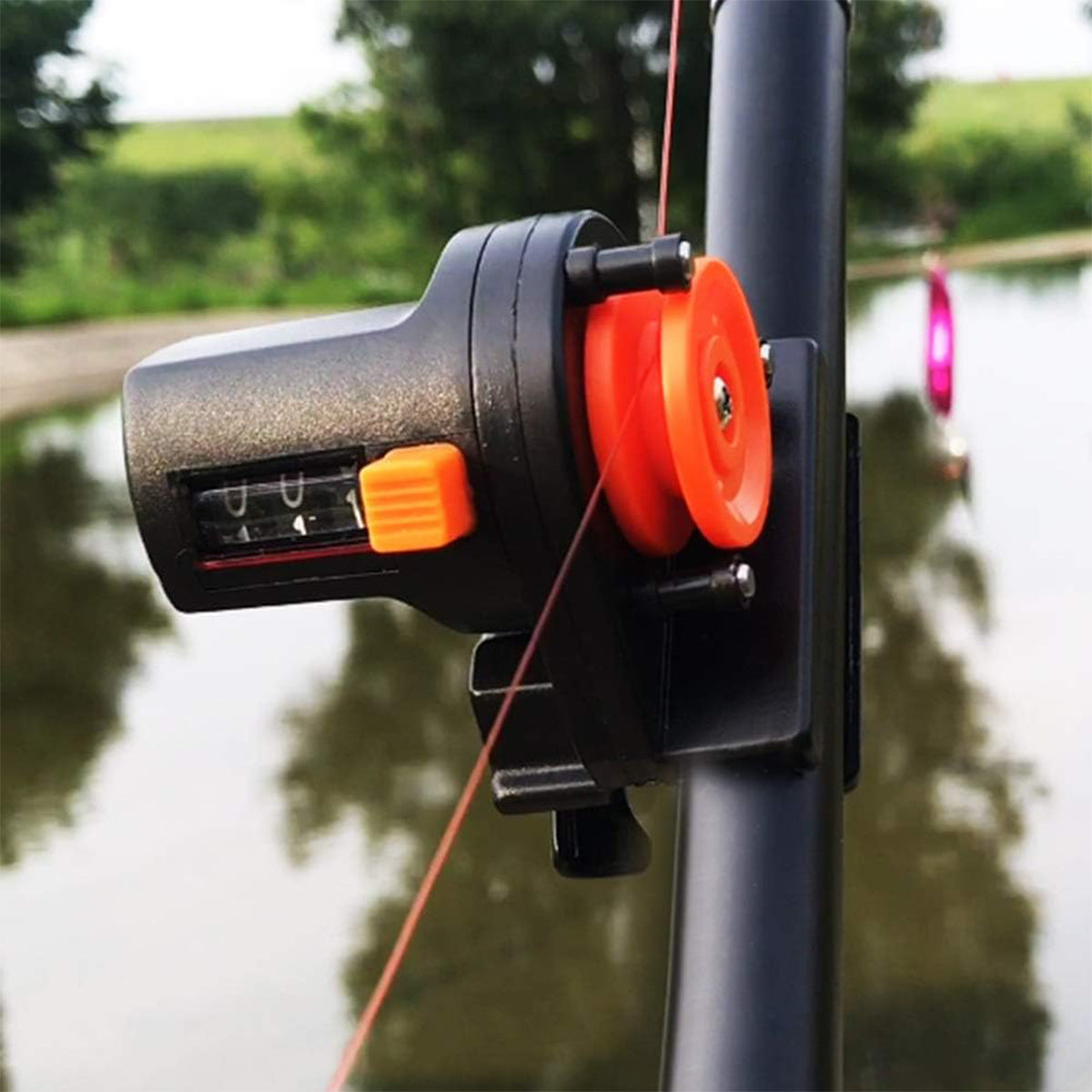 Fishing Line Counter with Precision Meter Display for Saltwater & Freshwater