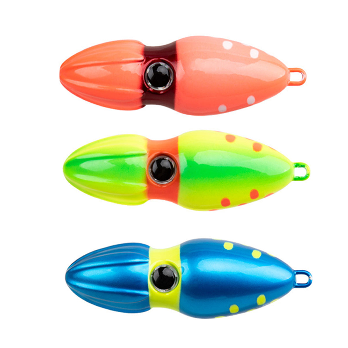 Slow Sinking Squid Jig Lure UV Glow Fishing Bait