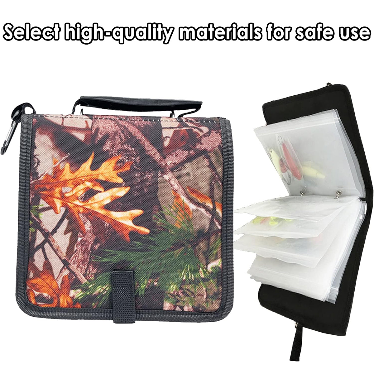 Waterproof Fishing Tackle Storage Bag with 15 Pockets
