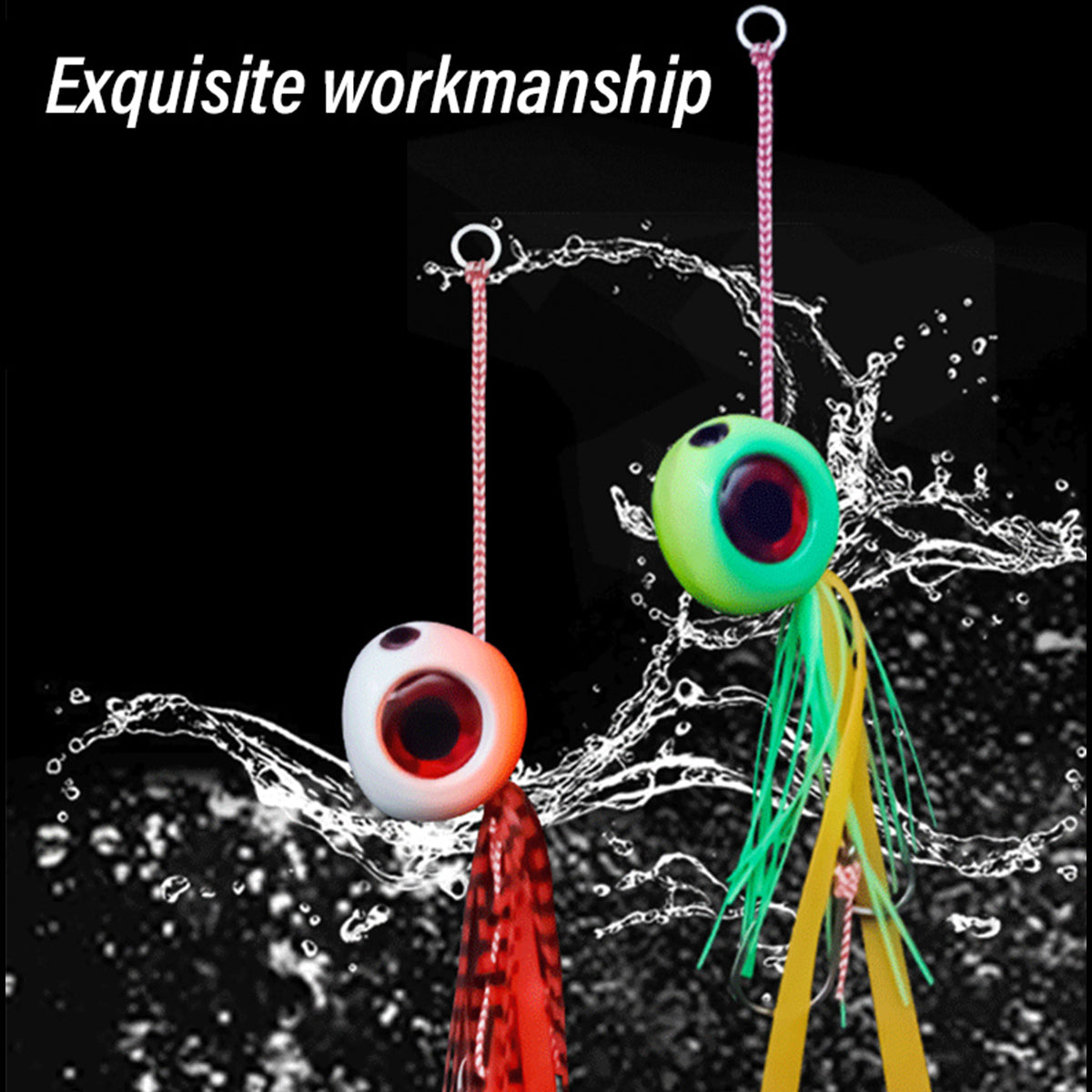 Luminous Fishing Lure with 3D Fisheye – Durable Hooks