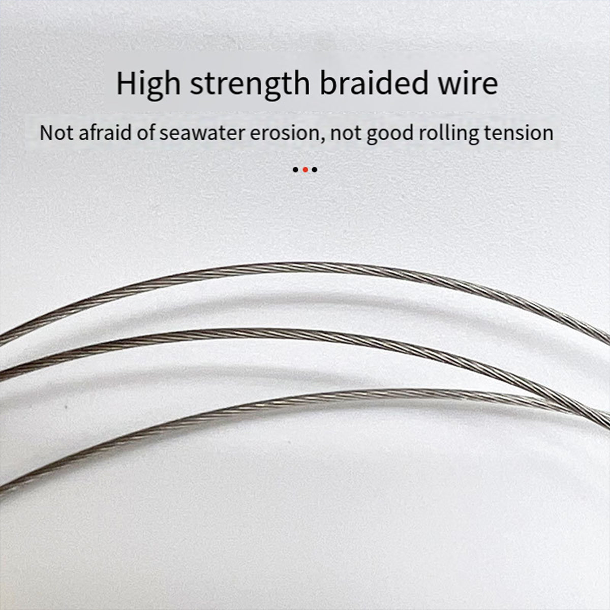 Stainless Steel Fishing Leader Rigs Anti-Winding Wire with Snaps