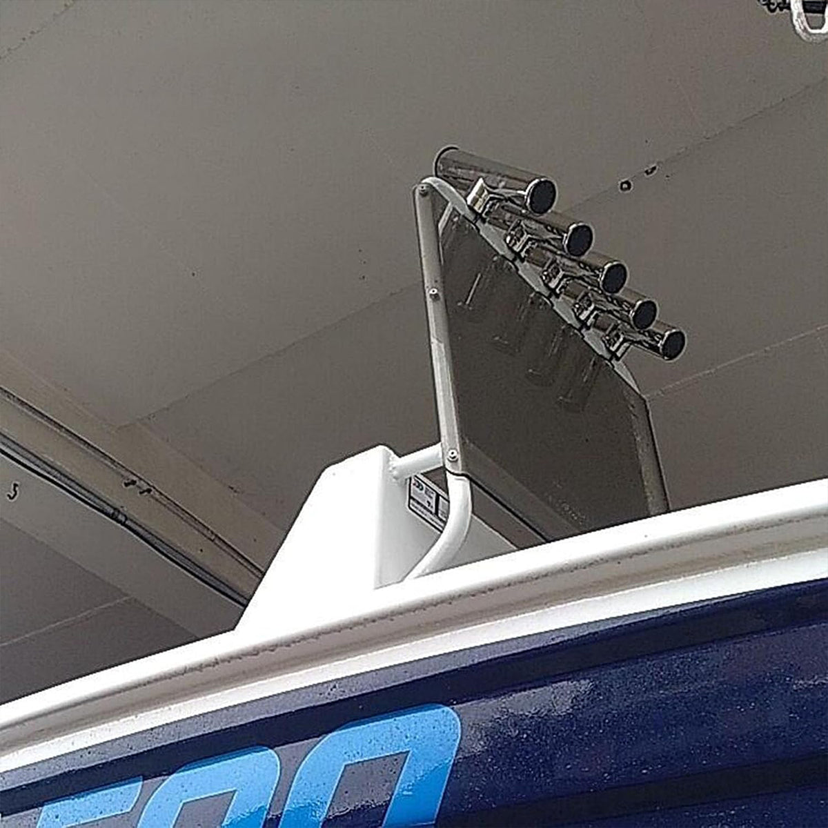 Stainless Steel Fishing Rod Holder 360° Adjustable Clamp-On Boat Mount