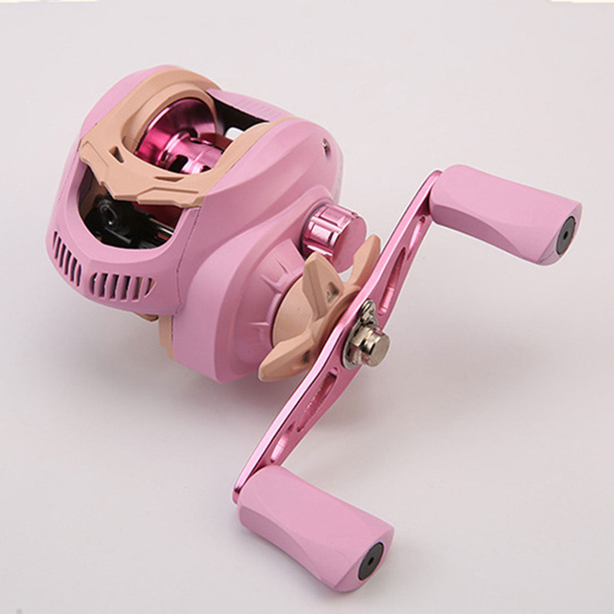 Baitcasting Drop Wheel Reel Macaron Style Left Right Hand Fishing