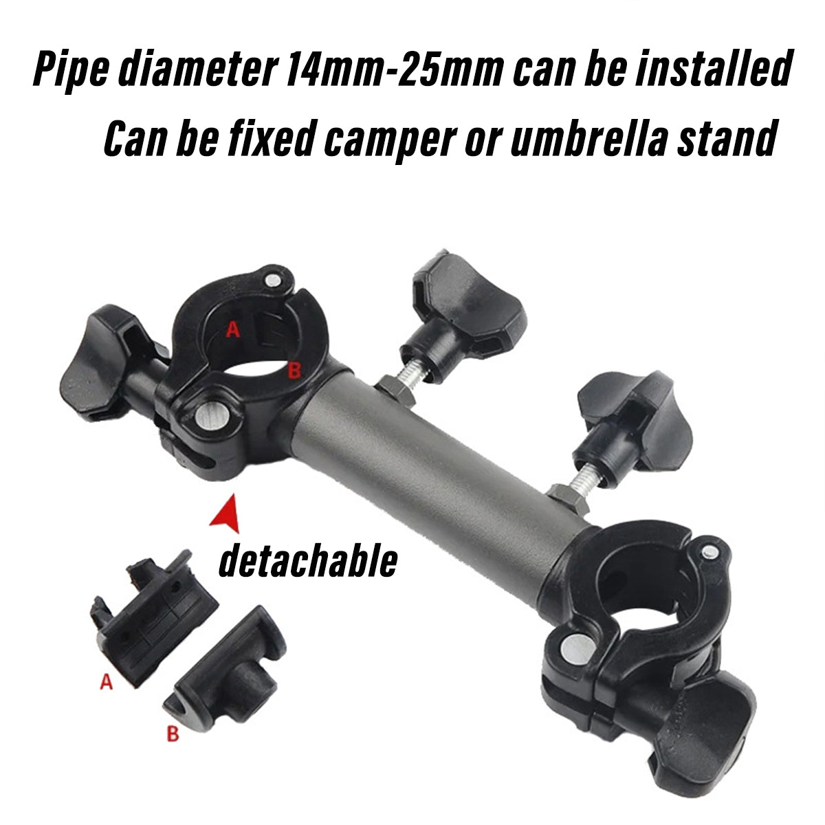 Swivel Bracket Linker Adjustable Connector For Campervan & Umbrella Stand
