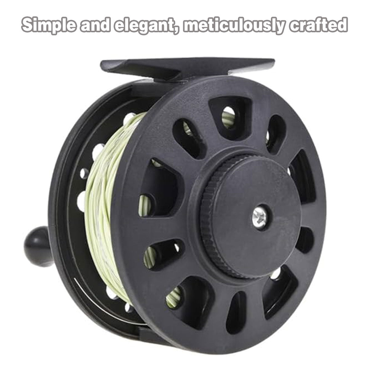 Fly Fishing Reel Lightweight ABS Front Wheel Reel