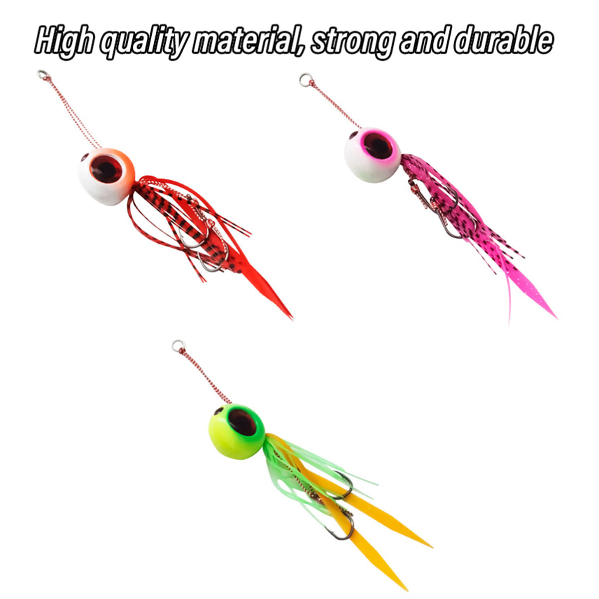 Luminous Fishing Lure with 3D Fisheye – Durable Hooks