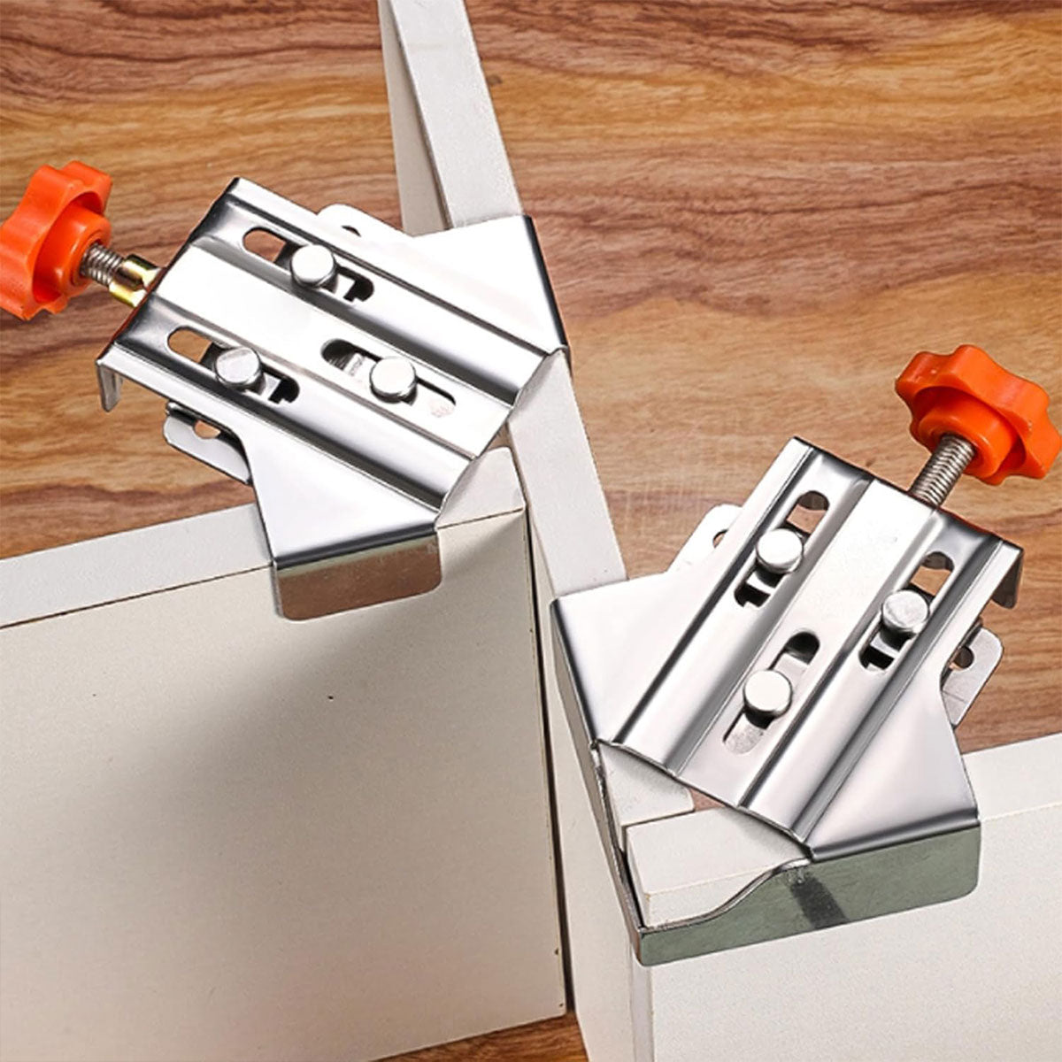 Stainless Steel Right Angle Clamps Adjustable for Woodworking