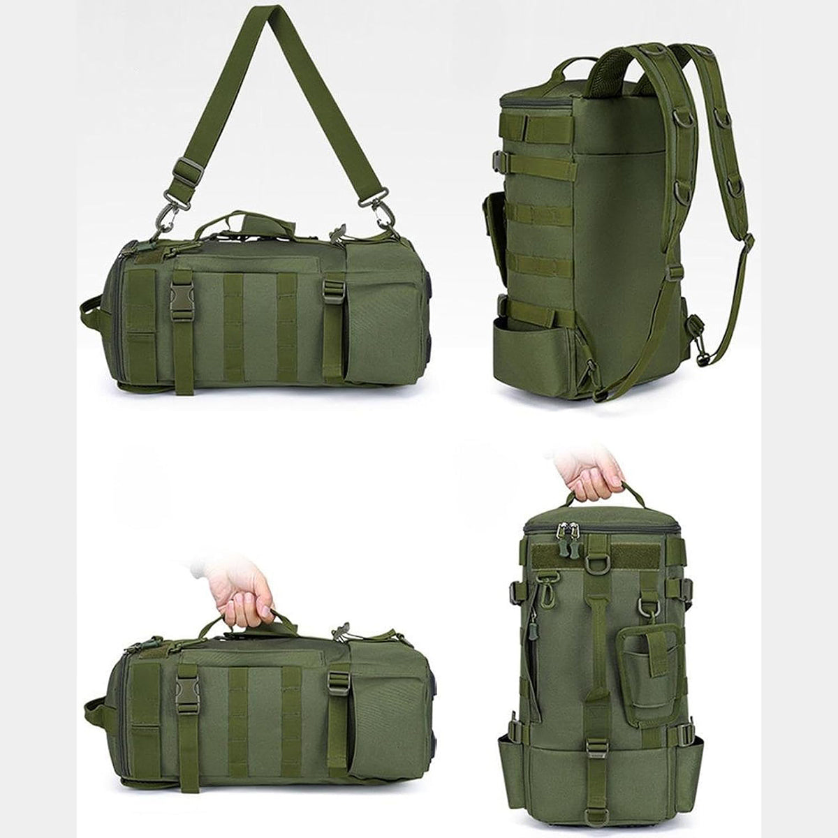 Multifunctional Waterproof Fishing Bag Large Capacity Oxford Tackle Storage