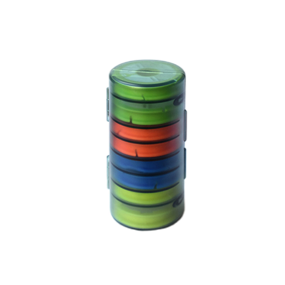 Fishing Tackle Box Line Organizer with Multiple Axes
