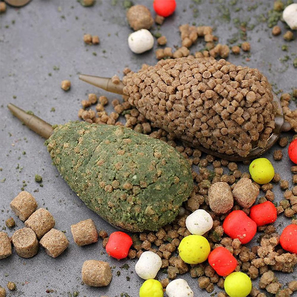 Fishing Method Feeder Set With Quick Release Bait Mould