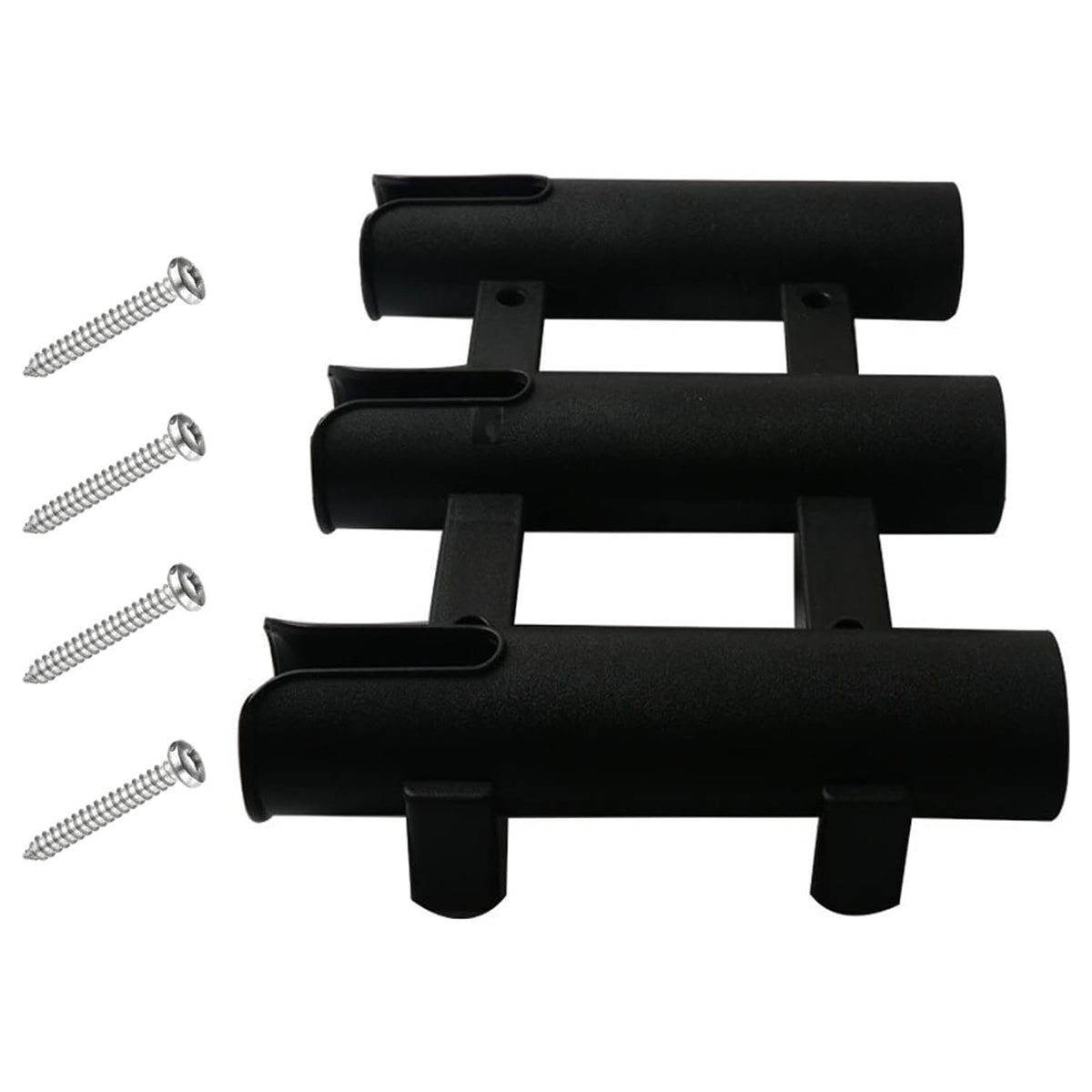 Adjustable Boat Fishing Rod Holder with 3 Slots for Kayaks and Docks