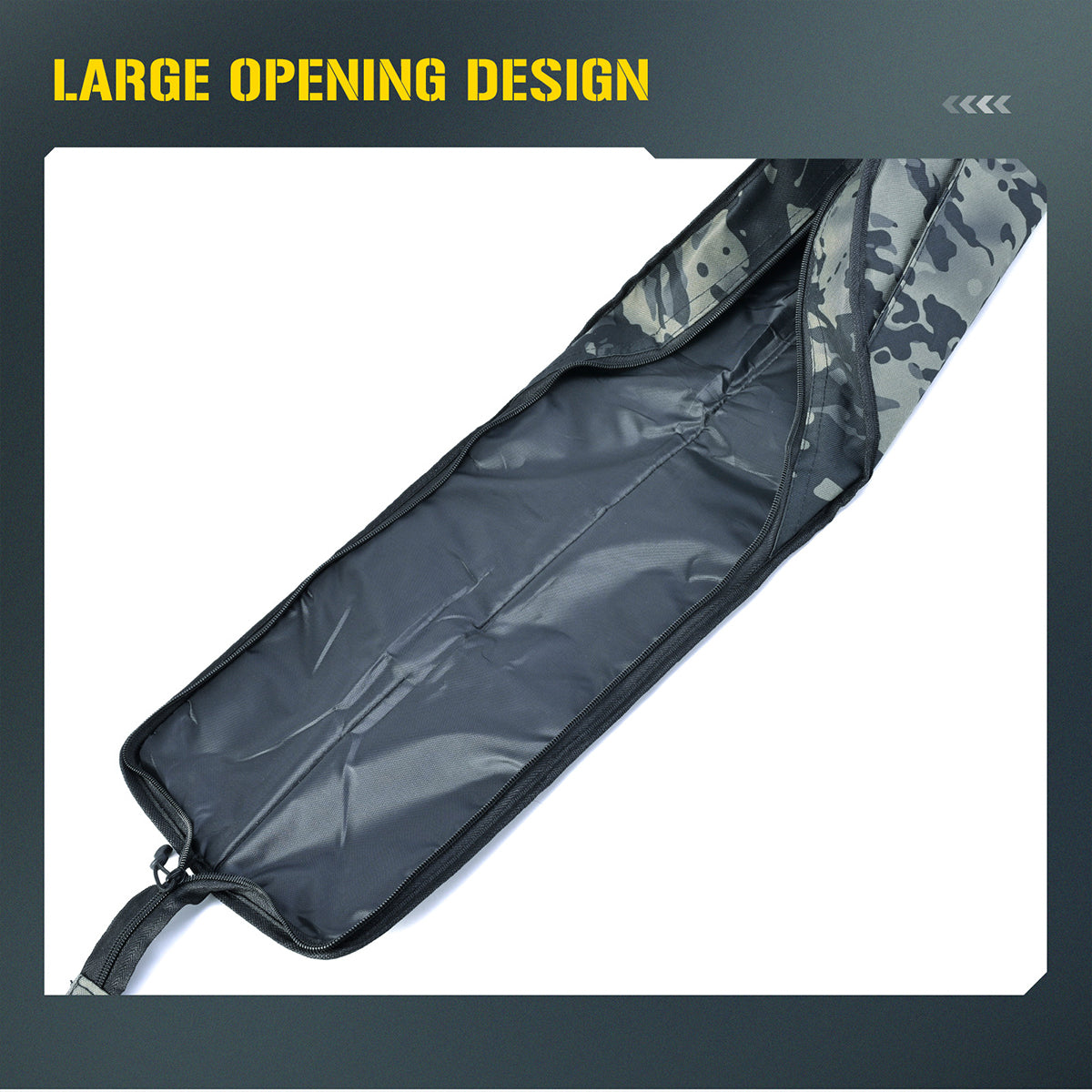 Portable Foldable Fishing Rod Bag Tackle Storage Bag Water Resistant Lightweight