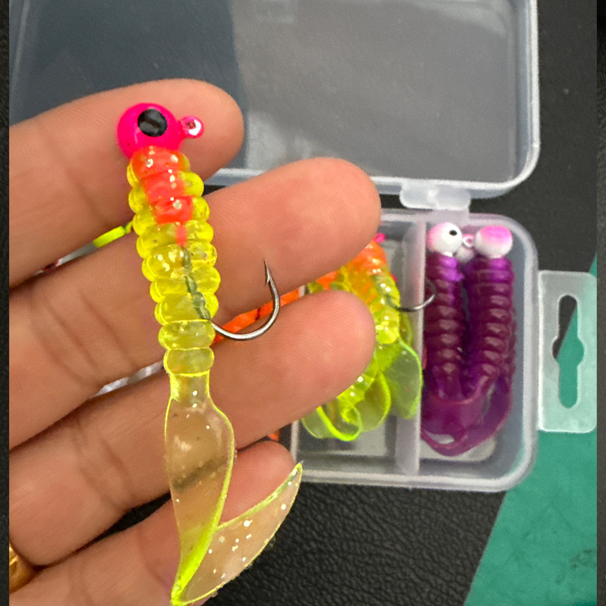 20pcs Bionic Soft Fishing Bait Set With Lead Hooks Freshwater Saltwater