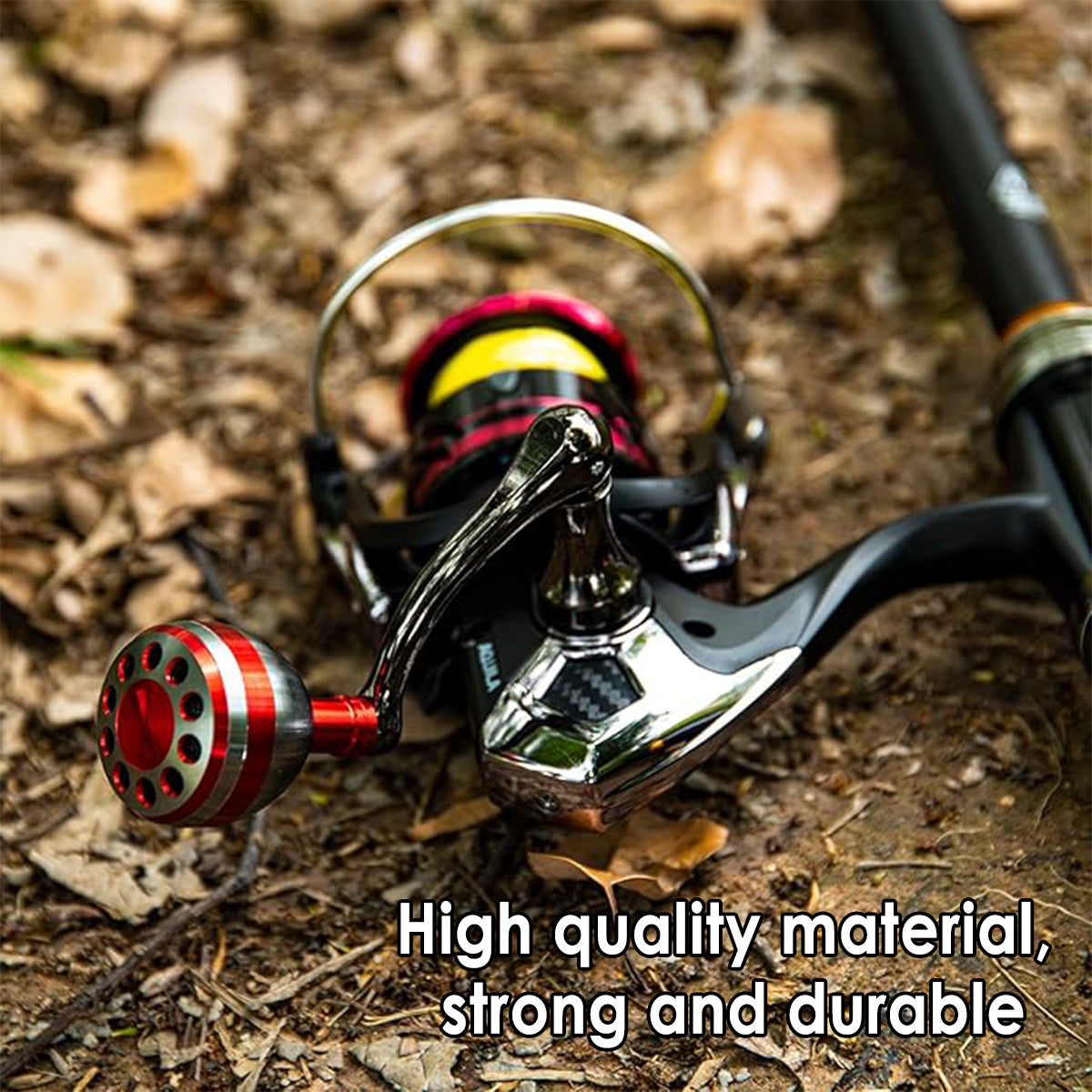 All-Metal Fishing Reel Rocker Arm – Foldable Spinning Handle