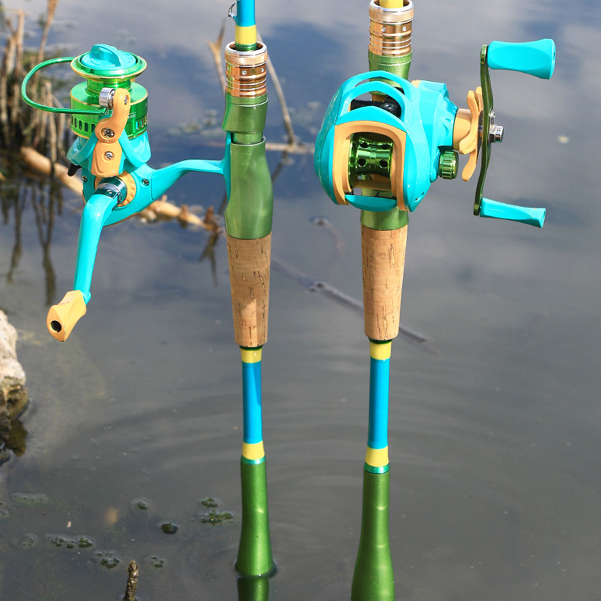 Baitcasting Fishing Reel Magnetic Brake Lightweight Left Right Hand