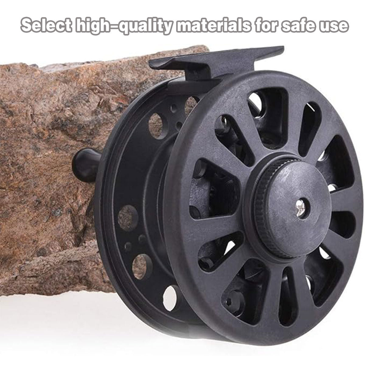 Fly Fishing Reel Lightweight ABS Front Wheel Reel