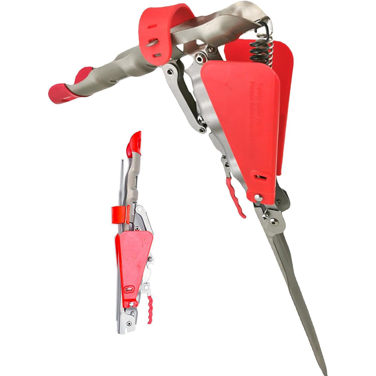 Automatic Fishing Rod Holder Stainless Steel Spring Loaded Ground Stand