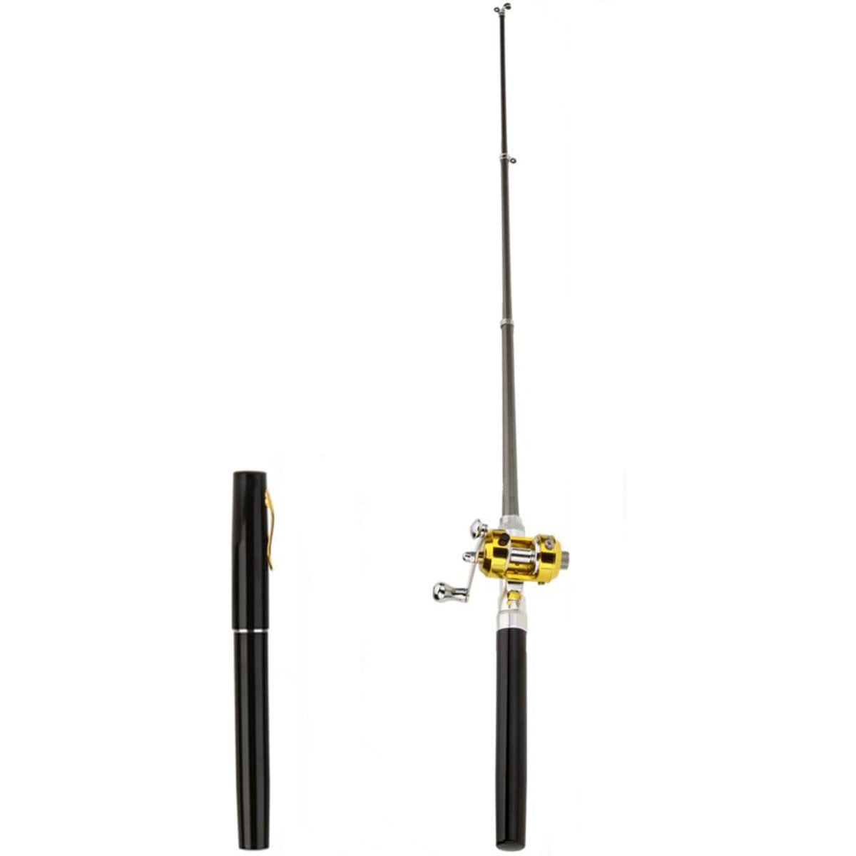 Mini Pocket Fishing Rod with Reel for Travel and Light Fishing