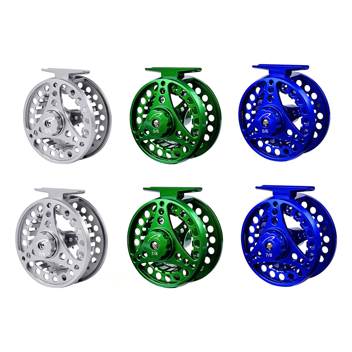 Aluminum Fly Fishing Reel CNC Machined Large Arbor Design