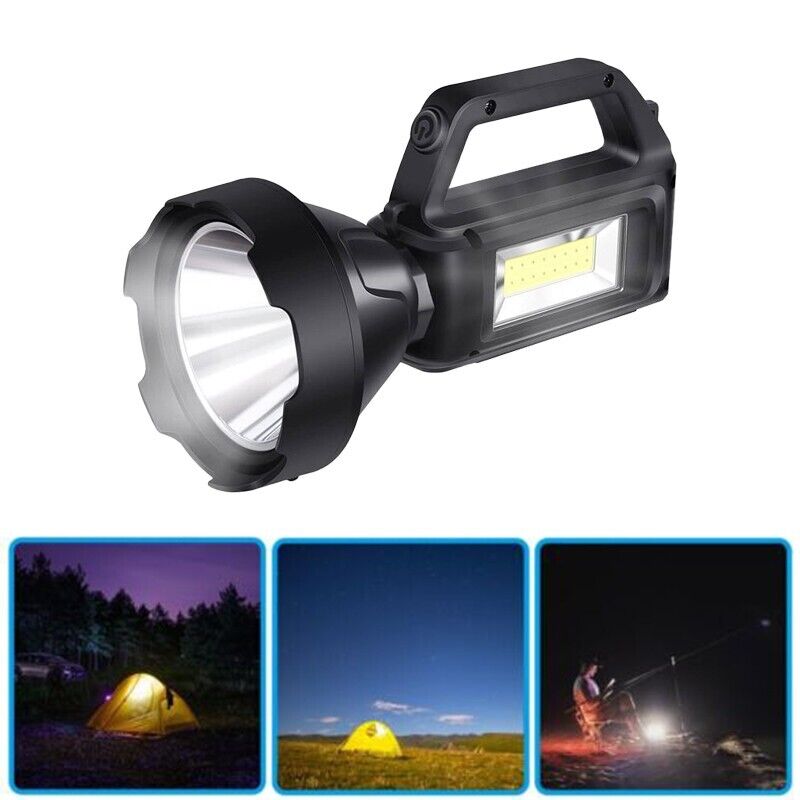 Rechargeable LED Spotlight 90000 Lumens Waterproof Flashlight