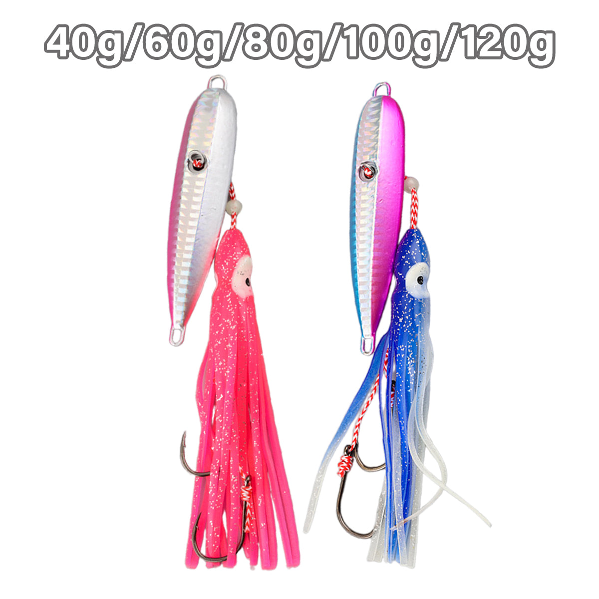 Bionic Fishing Baits 5PCS Reflective Jigging Lures