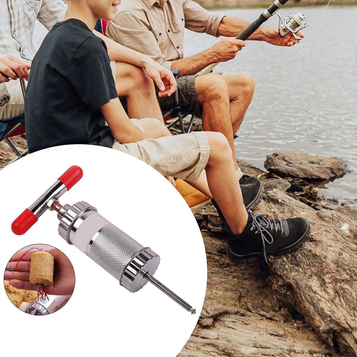 Explosive Bait Shaper Fishing Bait Compression Tool