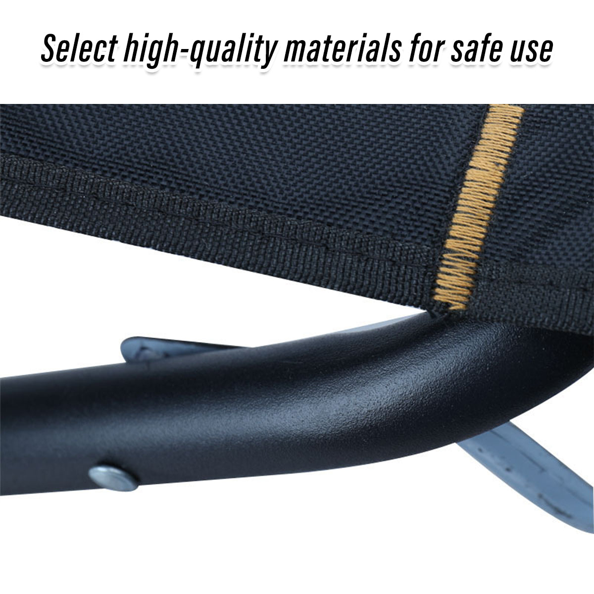 Portable Foldable Fishing Chair with Backrest for Outdoor Use