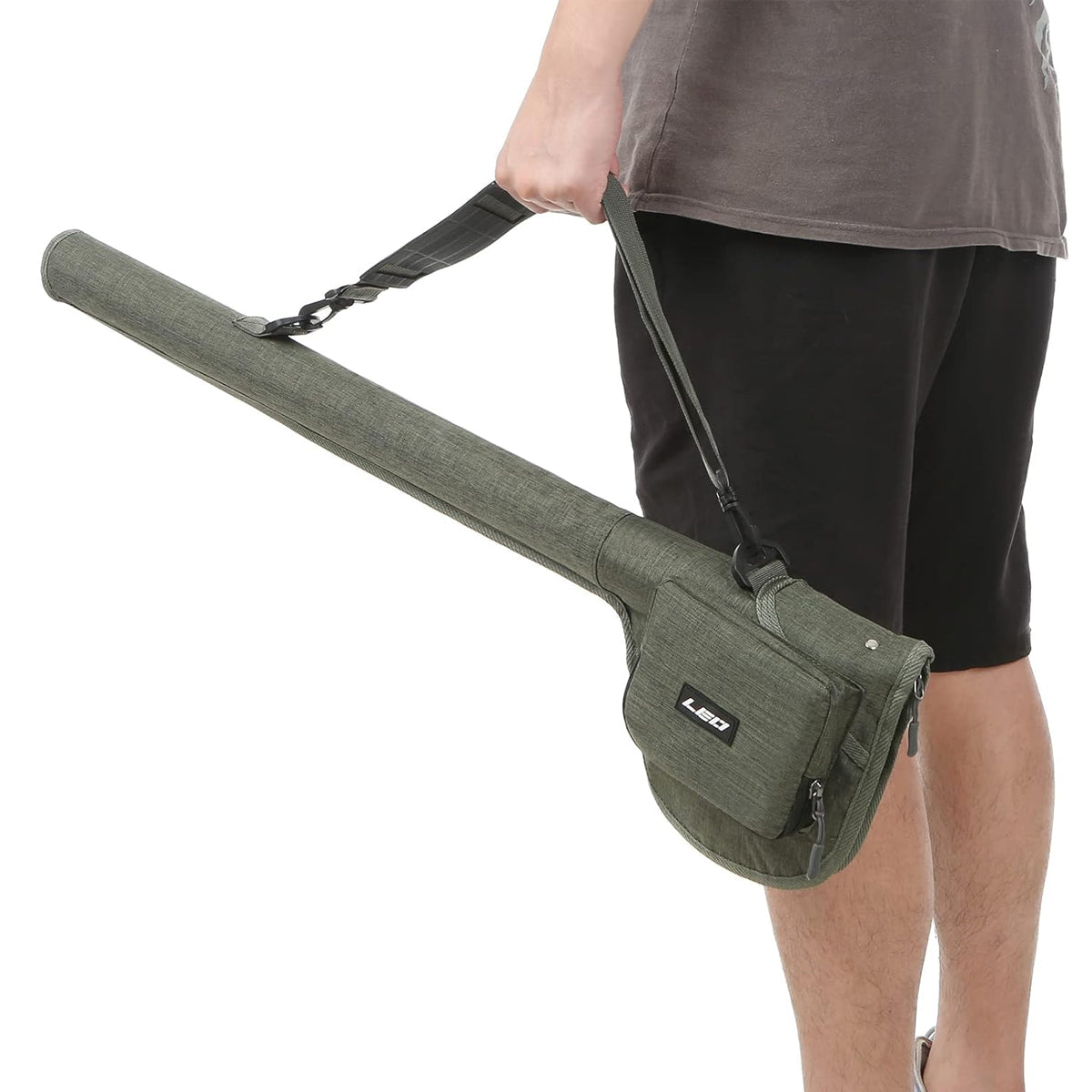 Fly Fishing Rod Tube Bag Hard Case Fishing Gear Storage Carrier Travel Set Use