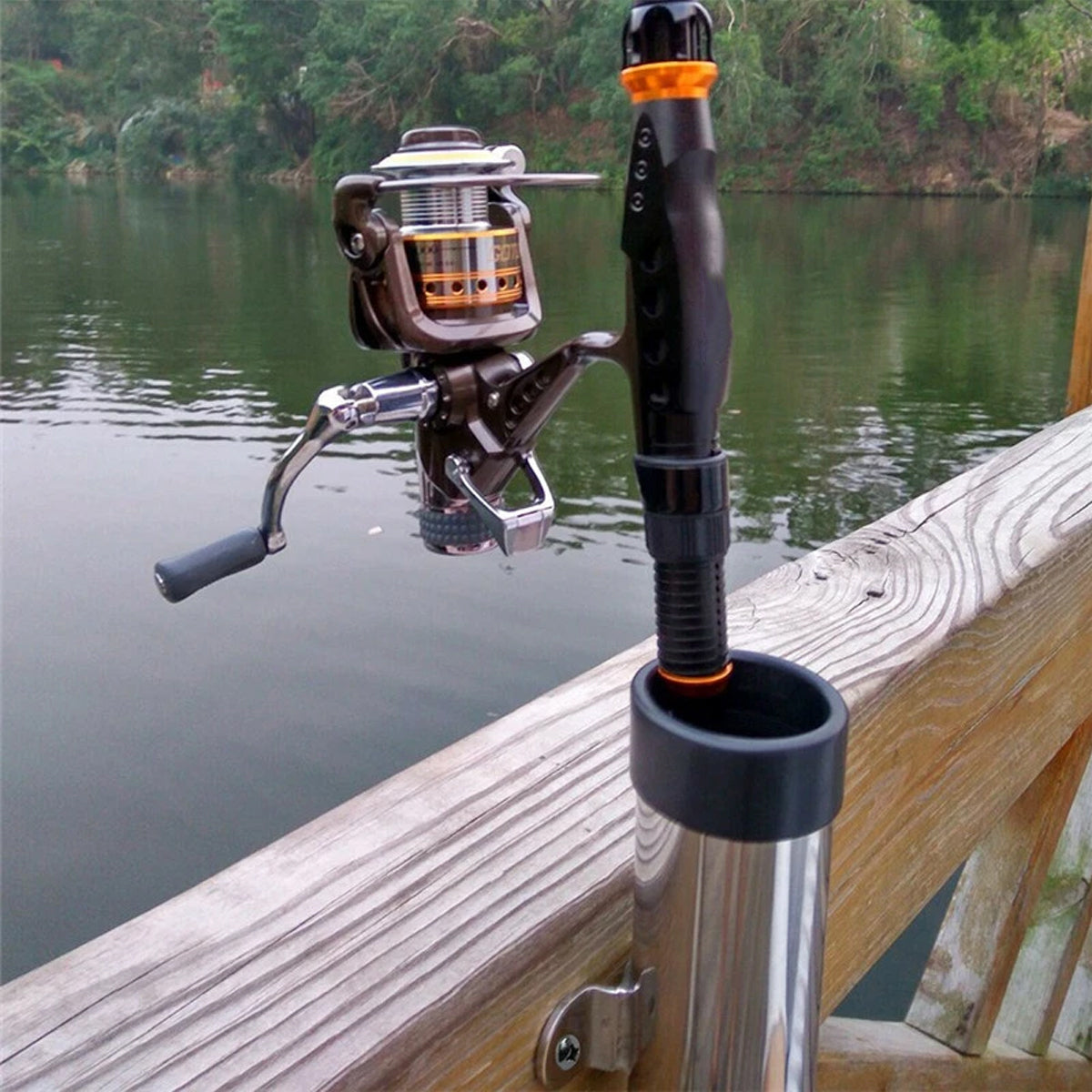 316 Stainless Steel Fishing Rod Holders With 30° Mounting Base