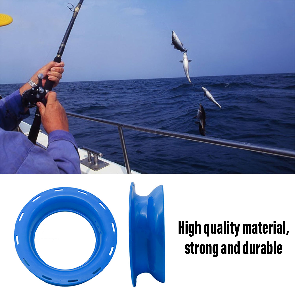 Plastic Fishing Line Storage Reel – Durable Coil Organizer