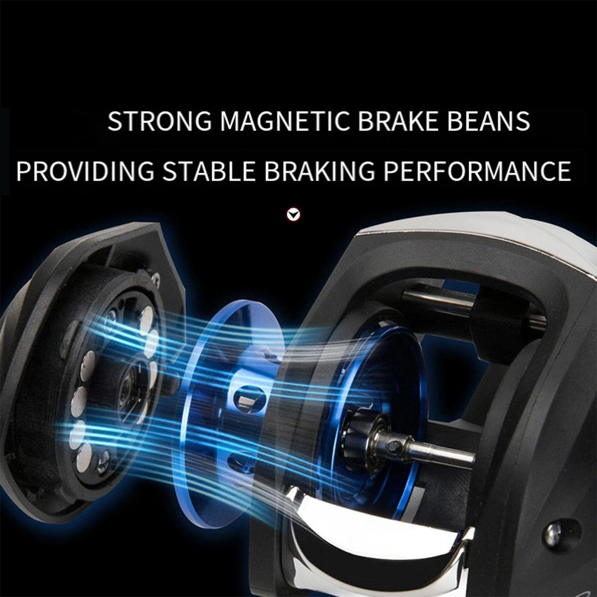 High-Performance Fishing Reel with Anti-Tangle System (Left or Right Hand)