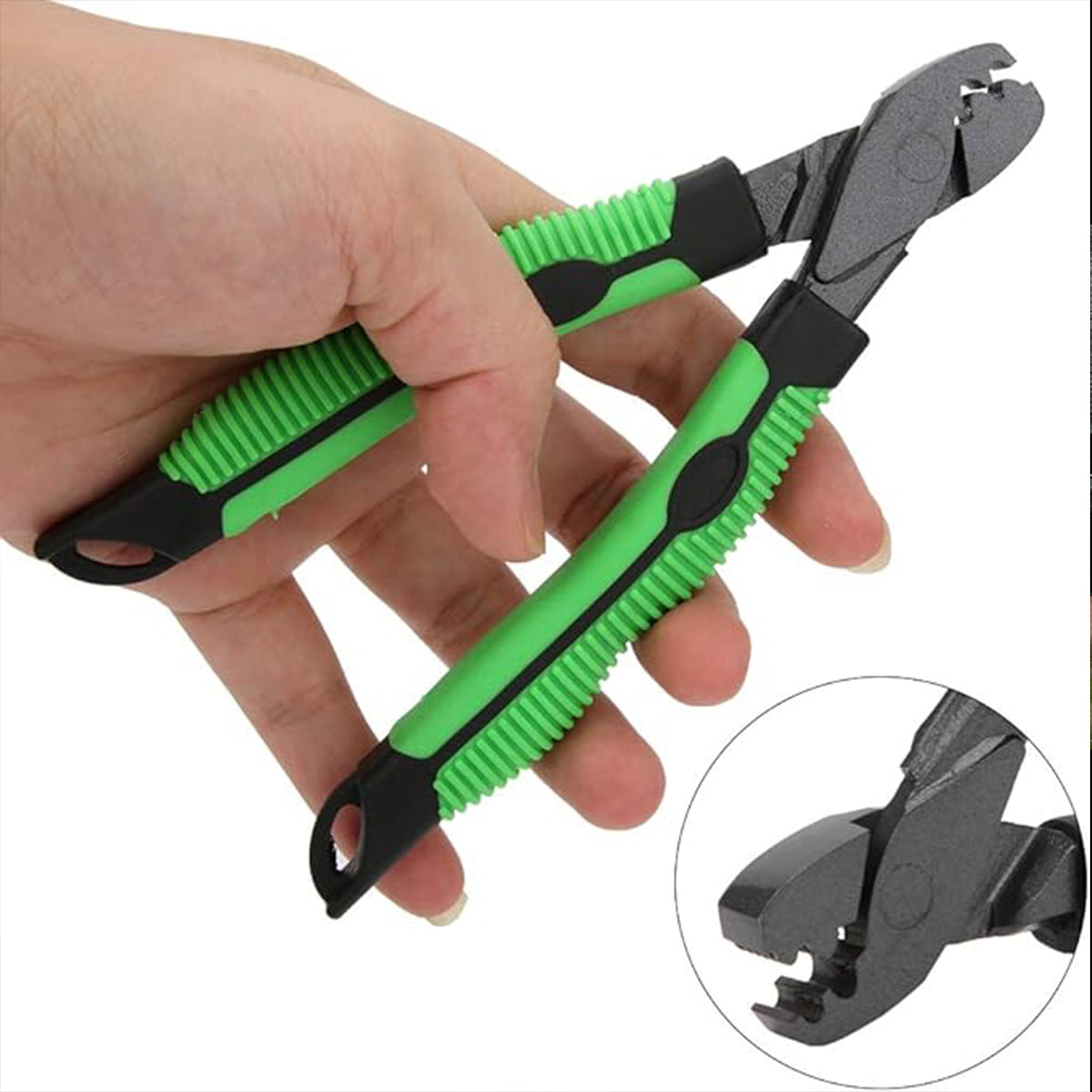 Fishing Crimping Tool Set with Pliers and Copper Ferrules Kit