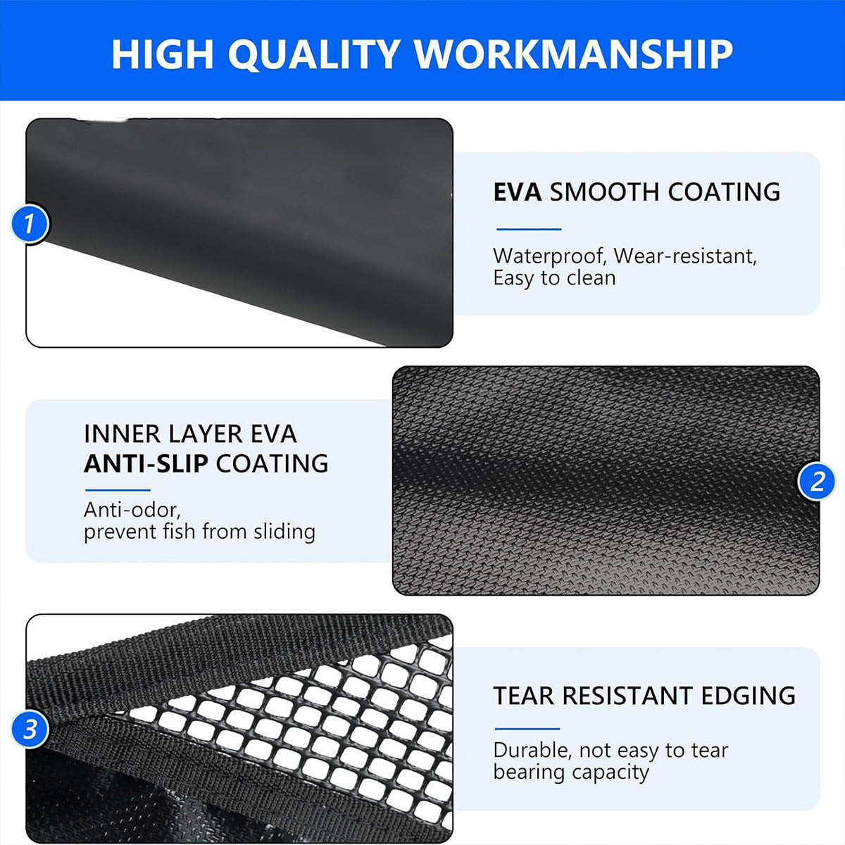 Outdoor Fishing Weight Bag with EVA Coating and Foldable Design