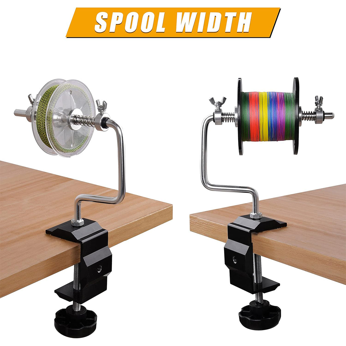 Fishing Line Winder Reel – Adjustable Aluminum Spooling Tool