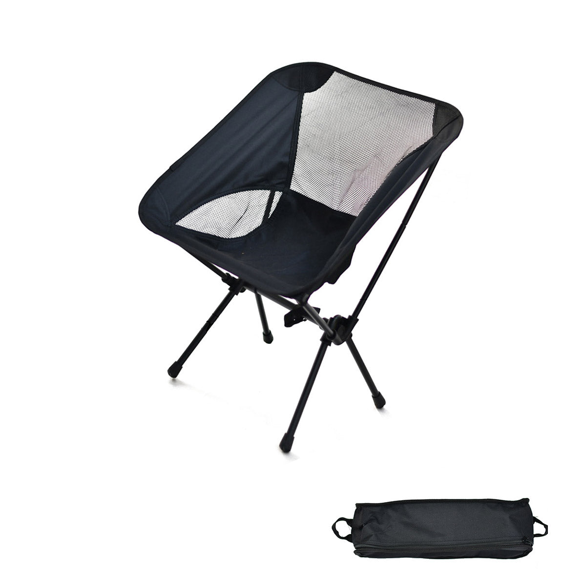 High Back Folding Chair for Camping Portable Outdoor Seat