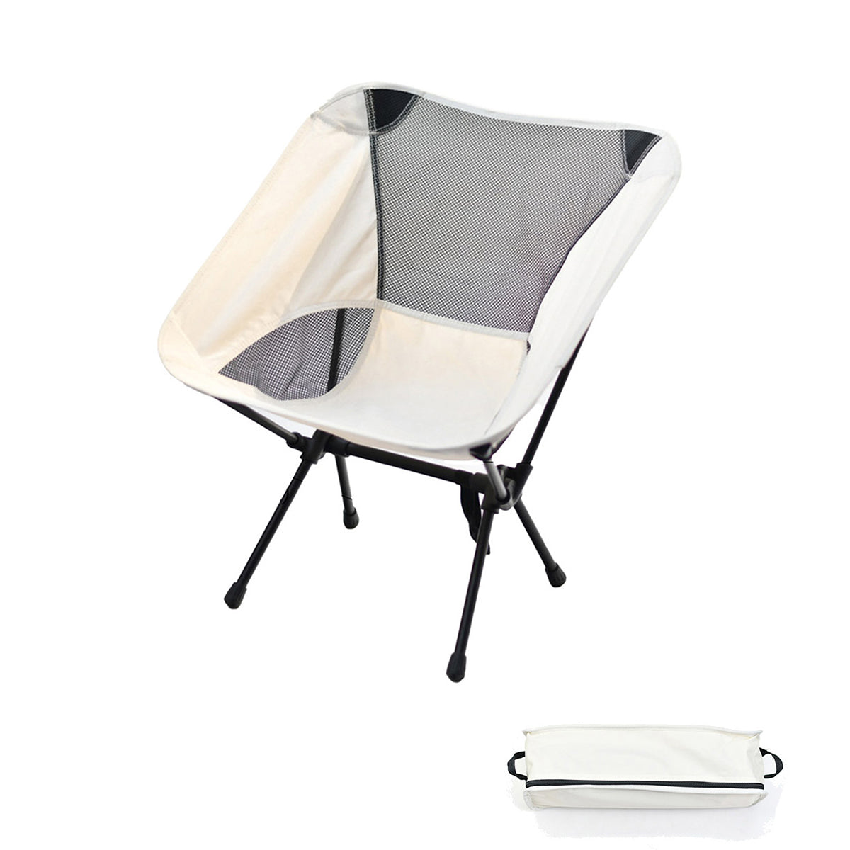 High Back Folding Chair for Camping Portable Outdoor Seat
