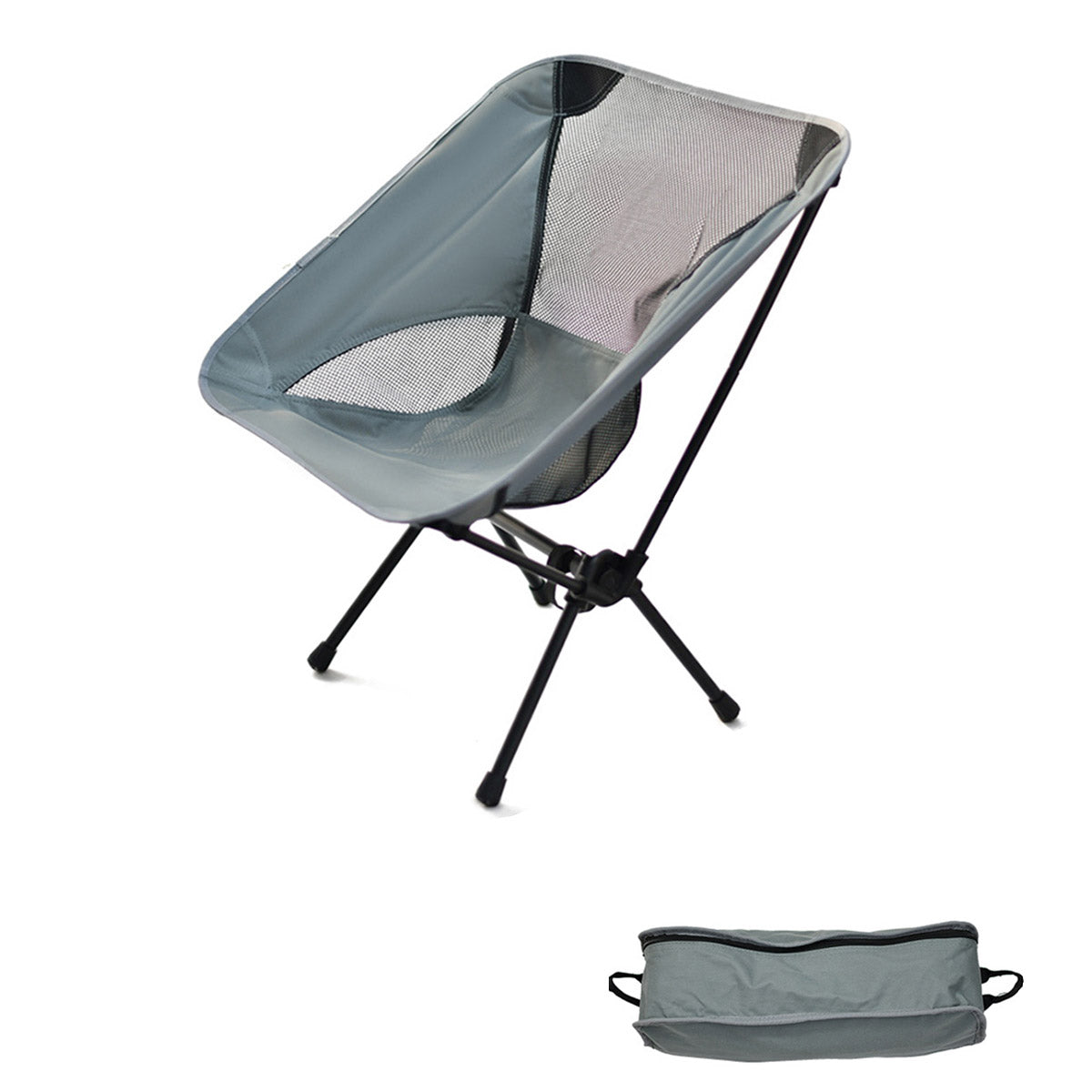 High Back Folding Chair for Camping Portable Outdoor Seat