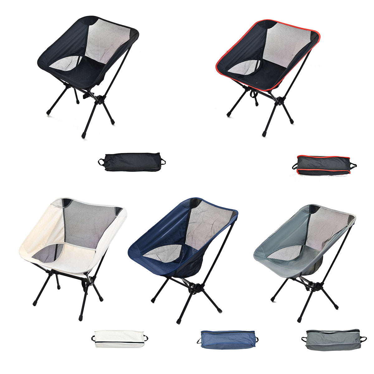 High Back Folding Chair for Camping Portable Outdoor Seat