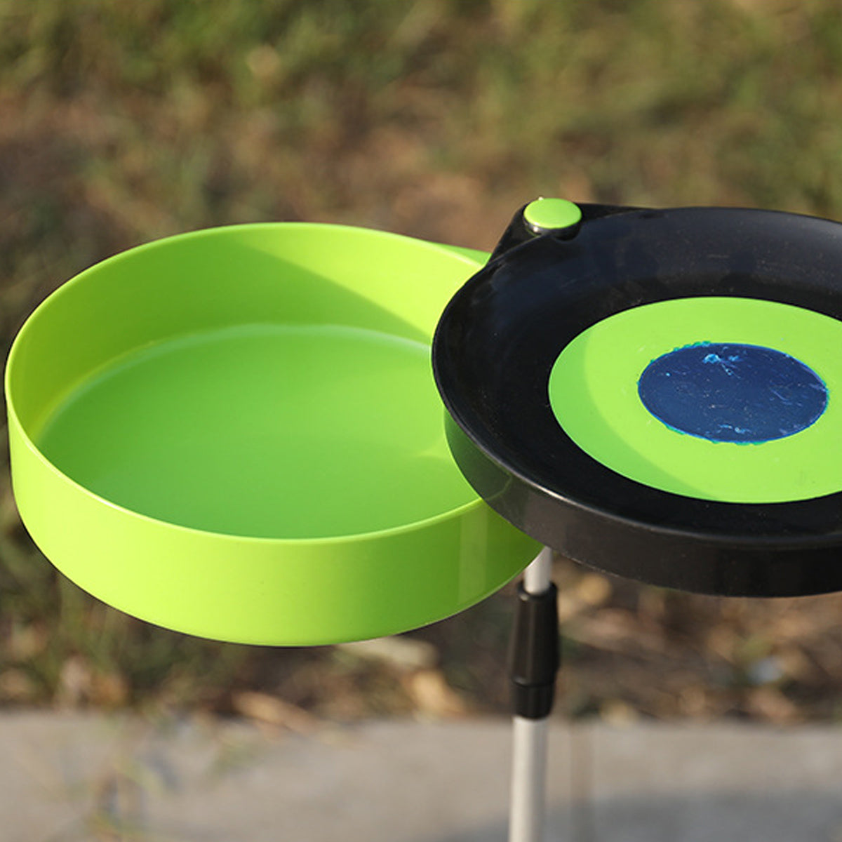 Magnetic Bait Tray With Rotating Lid And Mounting Options