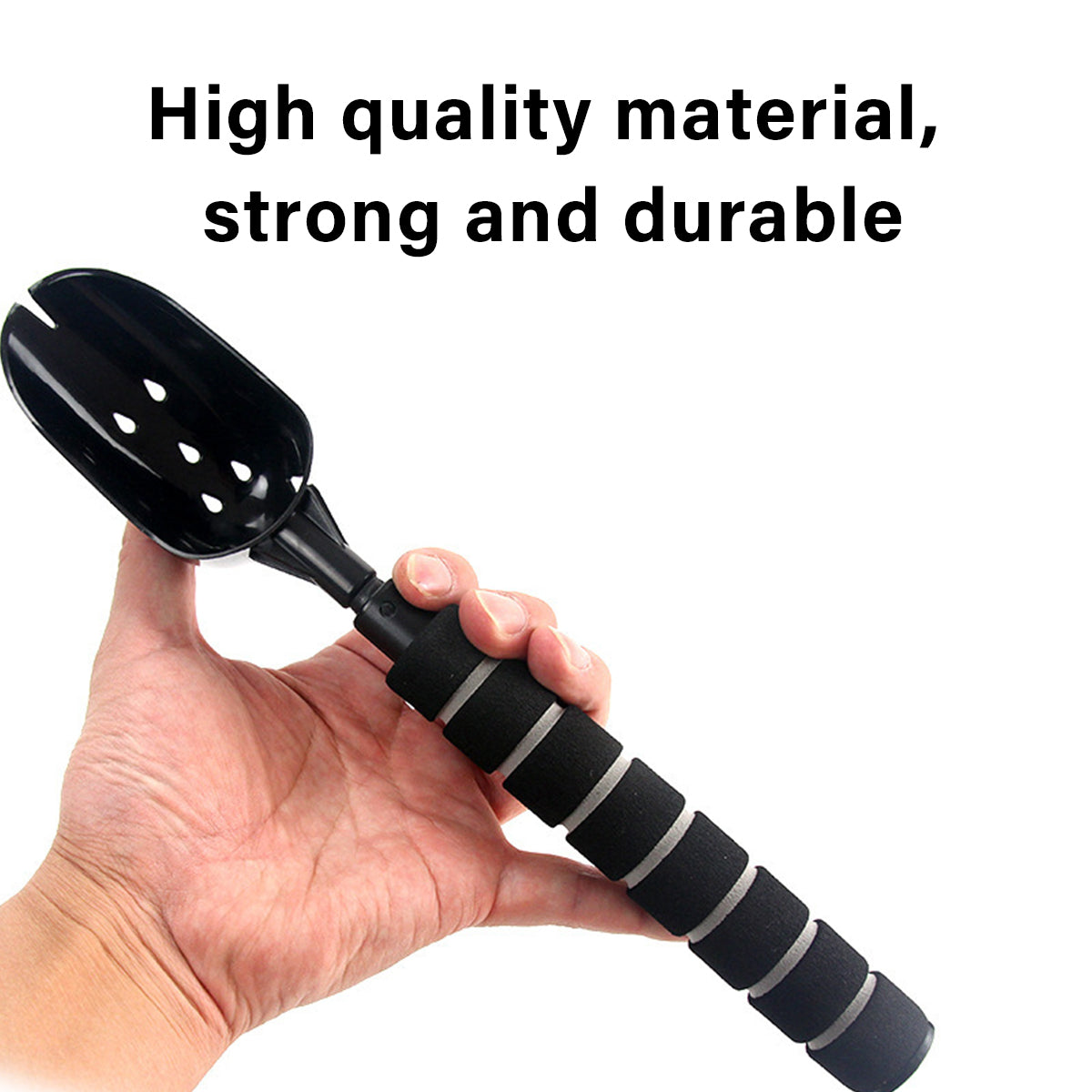 Telescopic Bait Throwing Spoon Aluminium Alloy For Fishing
