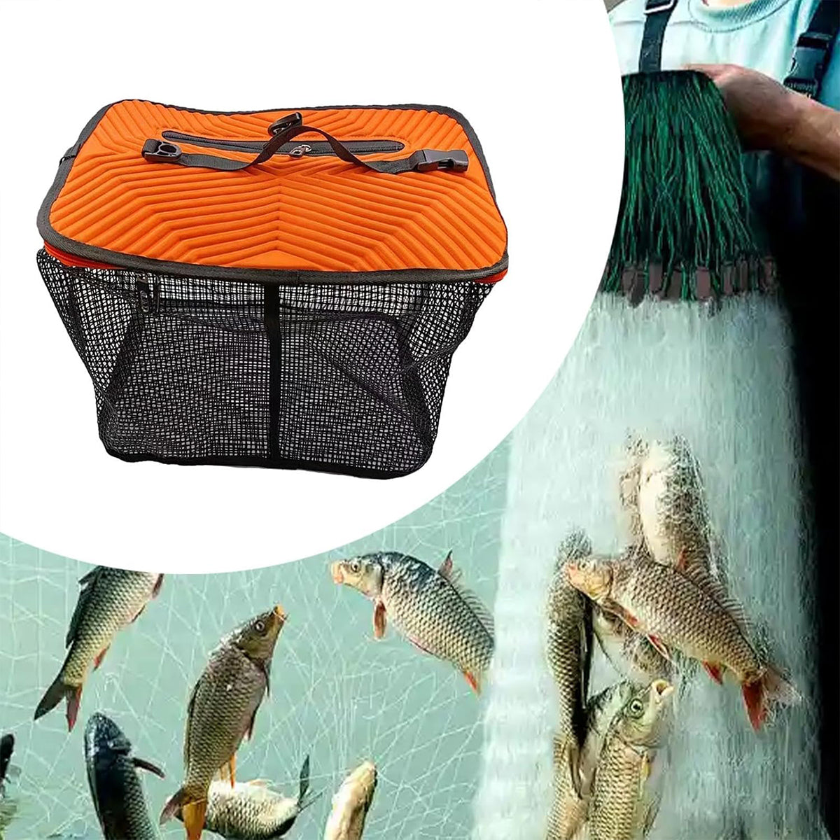 Floating Fish Protector Bag with Mesh Ventilation and Large Capacity
