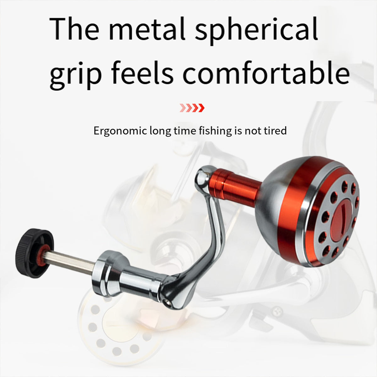 All-Metal Fishing Reel Rocker Arm – Foldable Spinning Handle