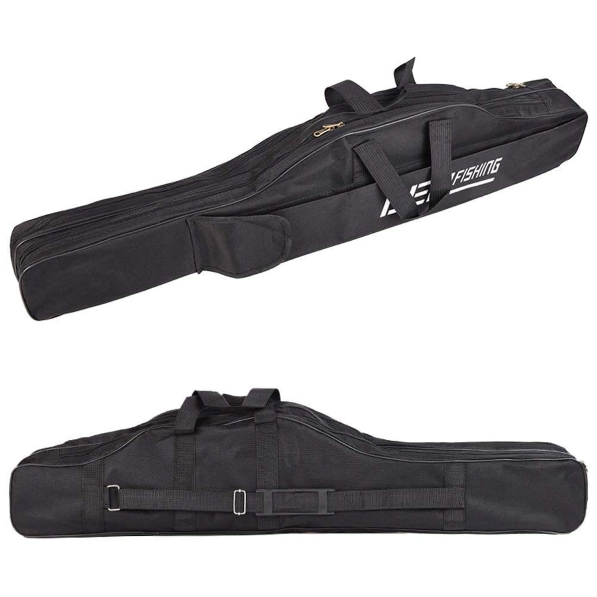 150cm Portable Foldable Fishing Rod Carrier Fish Pole Tools Storage Bag Case